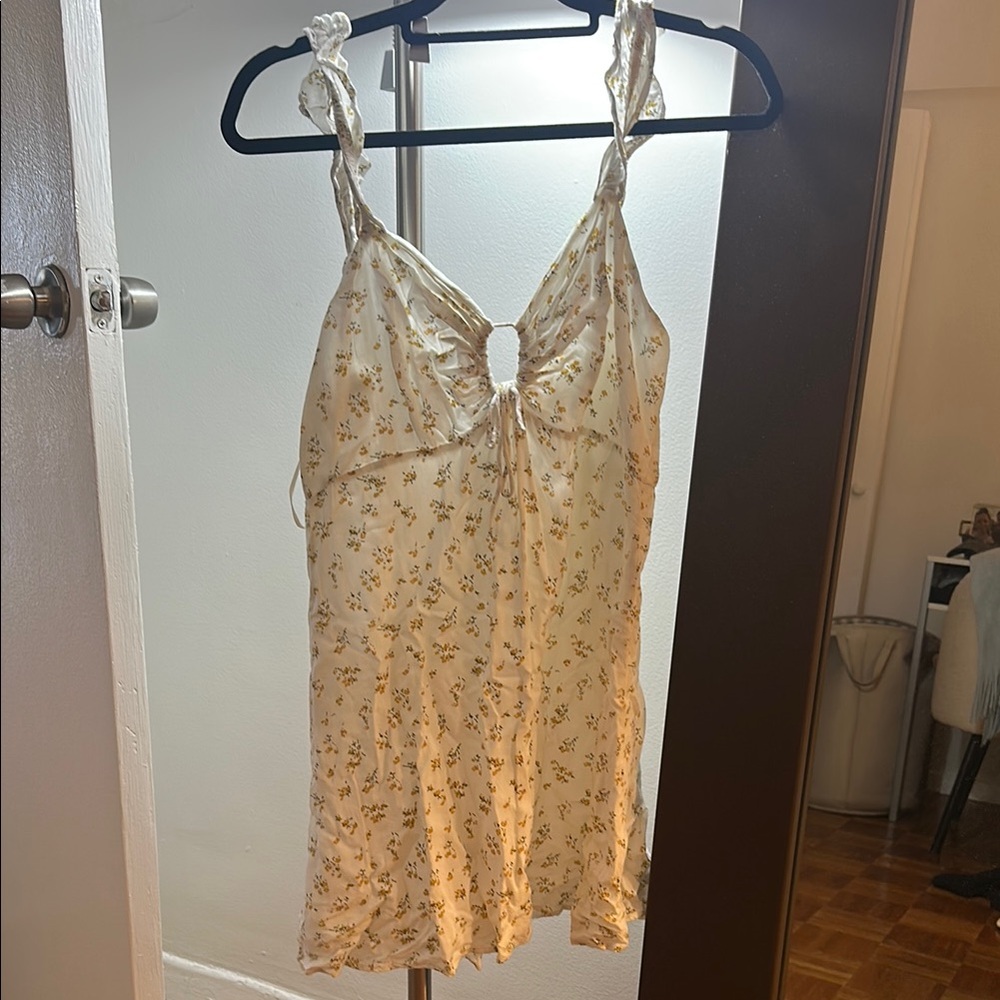 Floral Mini Bardot Dress